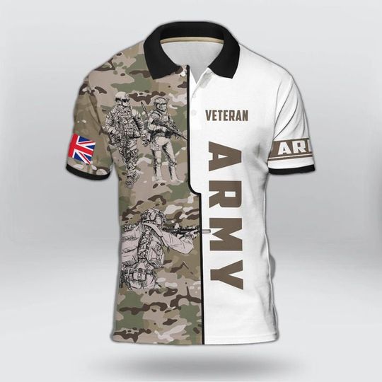 Discover Bristish Veteran Polo Shirt