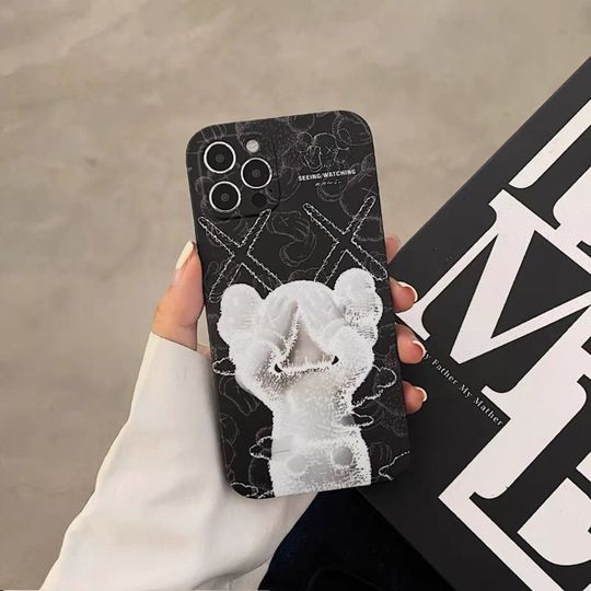 Discover KAWS Silicone Phone Case iphone 7 8 plus x xr xs 11 12 13 pro max case