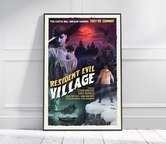 Discover Resident Evil 8 Game Art Poster