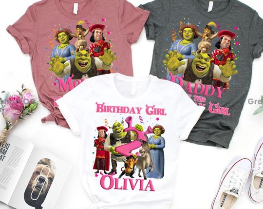 Discover Shrek Birthday Shirt, Shrek Family Shirts
