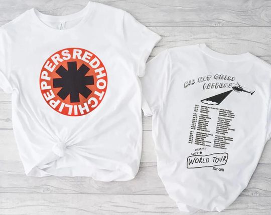 Discover Red Hot Chili Peppers 2022 World Tour T-Shirt, Return Of The Dream Canteen