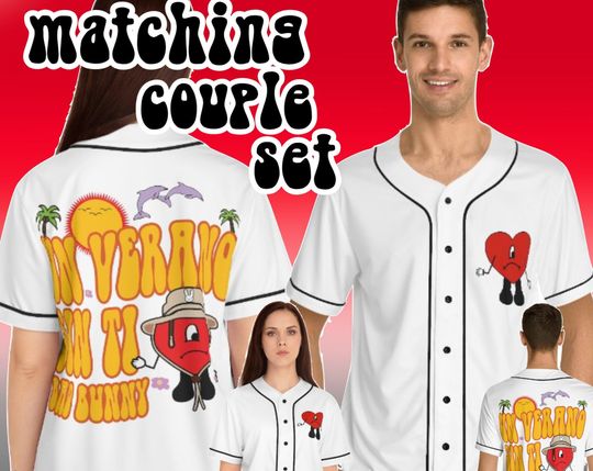 Discover Un Verano Sin Ti Jersey, Bad Bunny Matching Set, Matching Baseball Set, Bad Bunny Concert