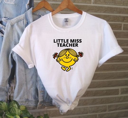 Discover Little Miss Teacher Unisex t-shirt / Cute Little Miss Shirt for Teacher / Back to School Shirt