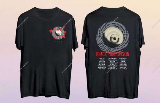 Discover louis tomlinson world tour swirl eye 2022 shirt