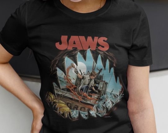 Discover Jaws T-Shirt, Jaws Movie Unisex T-Shirt