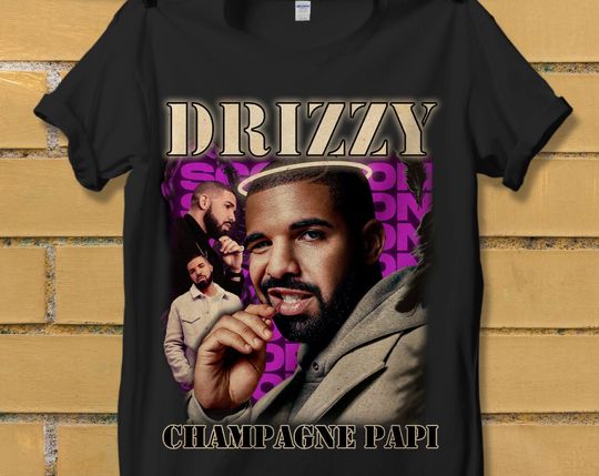 Discover Vintage Drake T-Shirt, Drizzy Champagne Papi Shirt