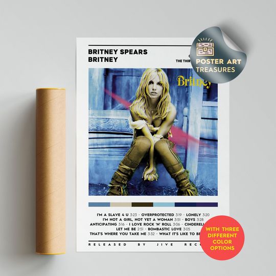 Discover Britney Spears - Britney Poster / Album Cover Poster