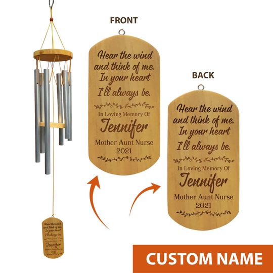 Discover Personalized Wind Chime In Loving Memory Wind Chime Memorial