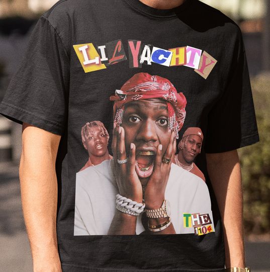 Discover 90s Vintage Style Lil Yachty  Bootleg Rap Tee