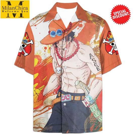 Discover Anime Halloween Hawaiian Shirt