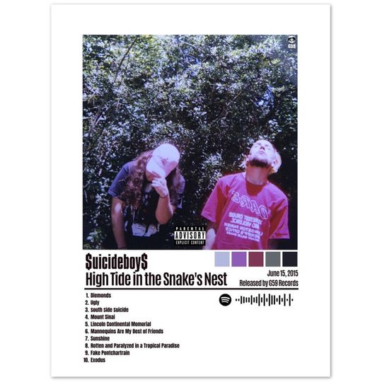 Discover Suicideboys Poster | High Tide in the Snake's Nest Poster