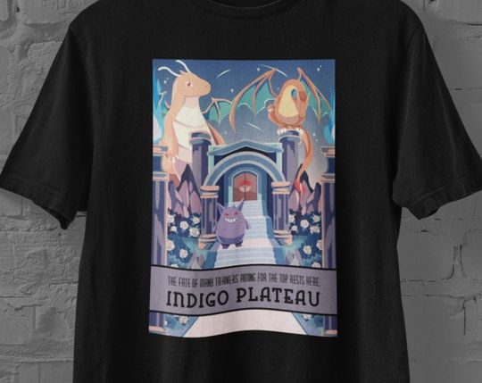 Discover T-Shirt Black Gengar Charizard haunter , Vintage Pokemon Shirt