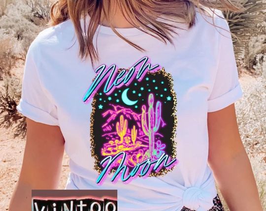 Discover Neon Moon Graphic Tee, Desert, Graphic Tee, T-shirt