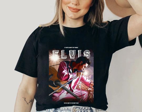 Discover Elvis Movie Poster Shirt, Elvis 2022 Movie