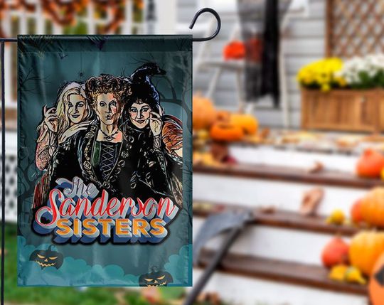 Discover Sanderson Sisters Halloween Flag Design