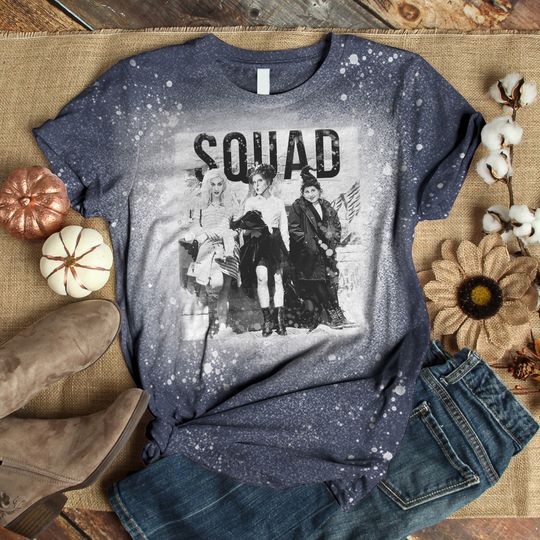 Discover Hocus Squad Goals Pocus Sanderson Sisters Bleached 3D T-Shirt