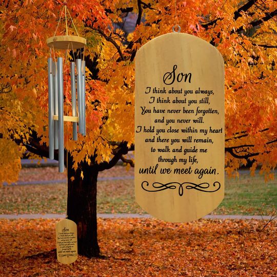 Discover Loss of Son, Memorial Wind Chime, Loss of Child, Sympathy Gift