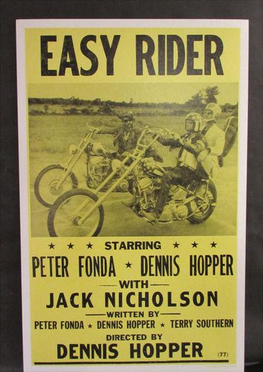 Discover Vintage Easy Rider Poster Movie Poster Peter Fonda Dennis Hopper Jack Nicholson Premium Matte Vertical Posters