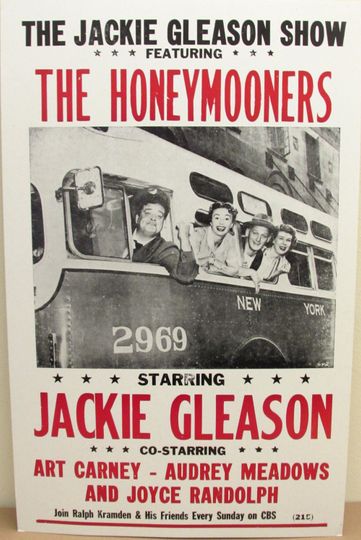 Discover Vintage Honeymooners TV Poster, Jackie Gleason Bus Premium Matte Vertical Posters