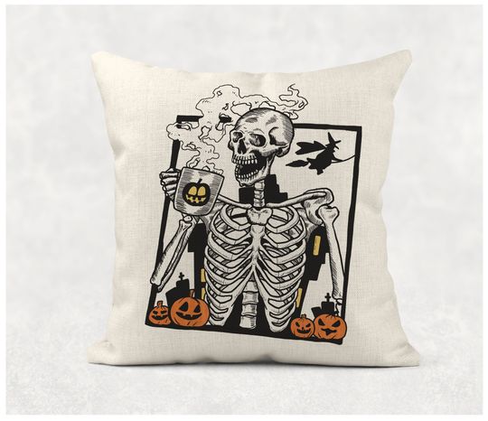 Discover HALLOWEEN Throw Pillow