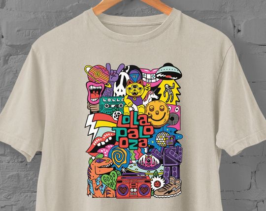 Discover lollapalooza  T-Shirt, Lollapalooza Tour Concert T-Shirt