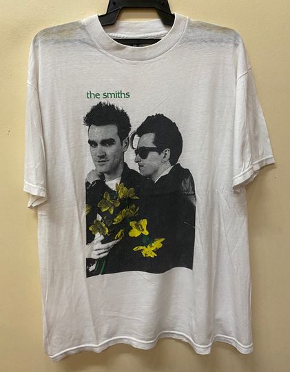 Discover Vintage Morrissey and Johnny Mar The Smiths t shirt