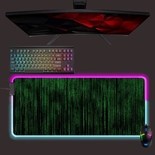 Discover The Matrix LED RGB mouse pads