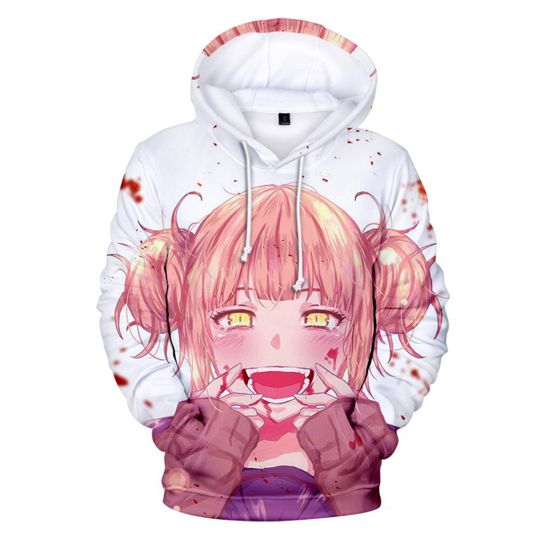 Discover 2022 High Street Anime Himiko Toga 3D Hoodies