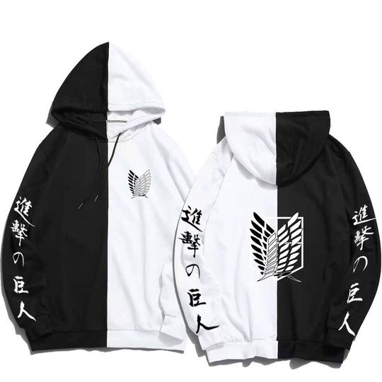 Discover Anime AoT Print Hoodies
