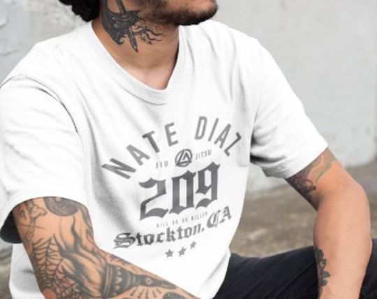Discover Nate Diaz 209 Jiu Jitsu MMA Fighter T-Shirt