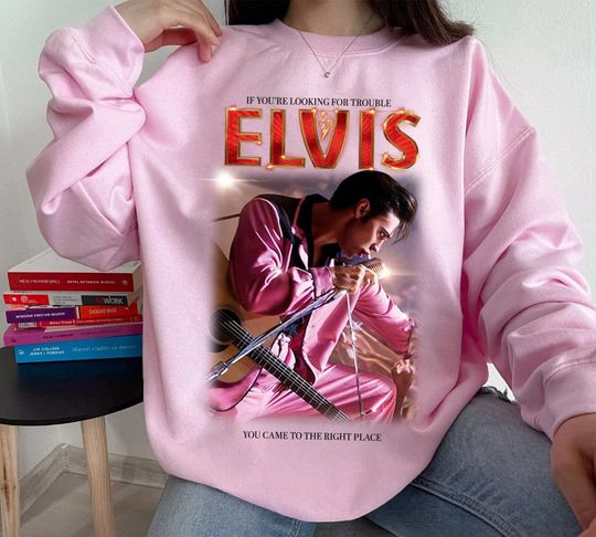 Discover Elvis Sweatshirt Hoodie Sweatshirt, Austin Butler Movie, Elvis Presley