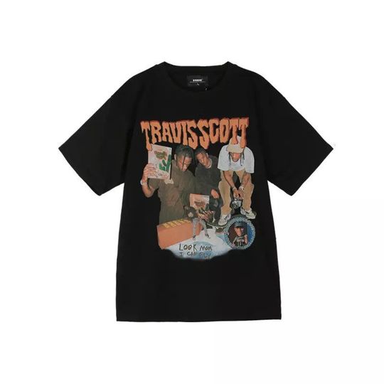Discover Travis Scott look mom I can fly Tee
