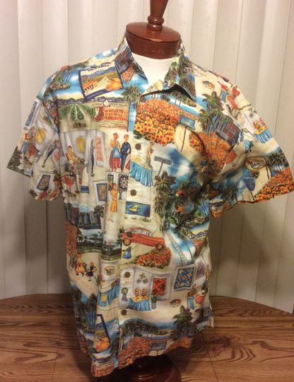 Discover High Seas Vintage Hawaiian Camp Shirt Ontario Canada Graphic Frame