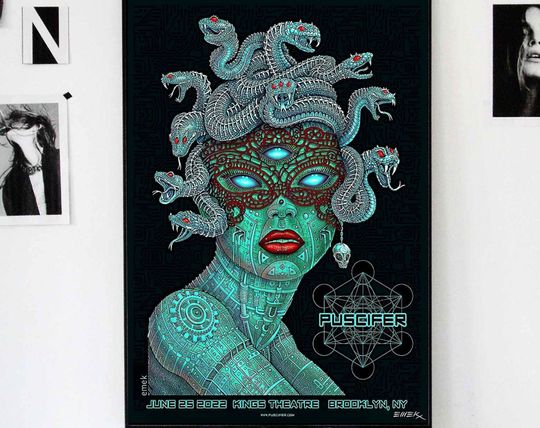 Discover Puscifer Tour Poster, Horror Poster, Wall Art Puscifer Tour 2022 Poster