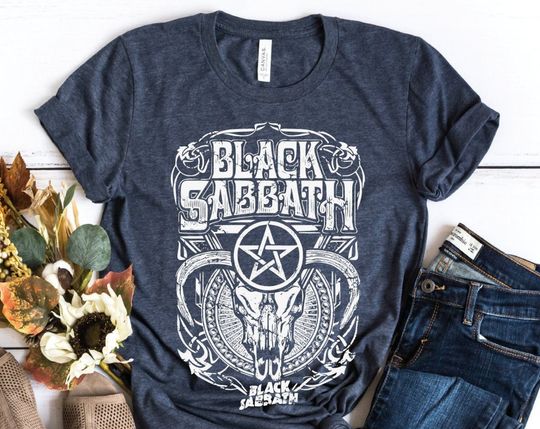 Discover Black Sabbath Shirt, 70s Clothes Ozzy Osbourne Black Sabbath T Shirt