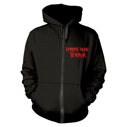 Discover Extreme Noise Terror Unisex Hooded Top: In It For Life (Variant) (back print)