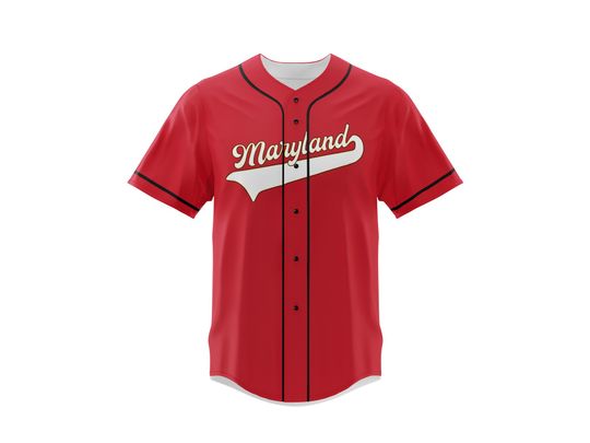 Discover Maryland Collegiate Baseball Jersey