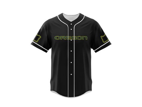 Discover Oregon Collegiate Baseball Jersey