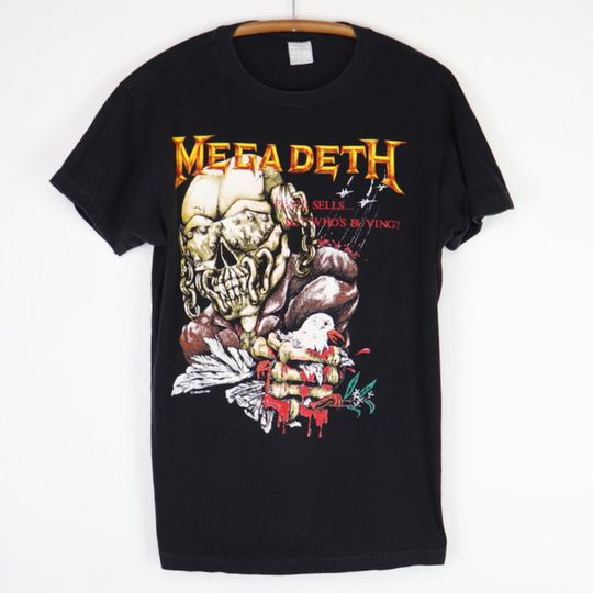 Discover vintage 1987 Megadeth peace Sells European Tour Shirt