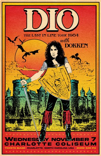 Discover Dio 1984 Tour Poster