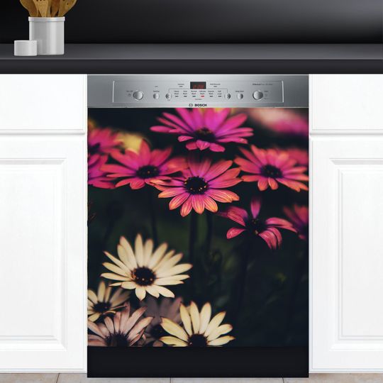 Discover Daisy Flower Dishwasher Cover