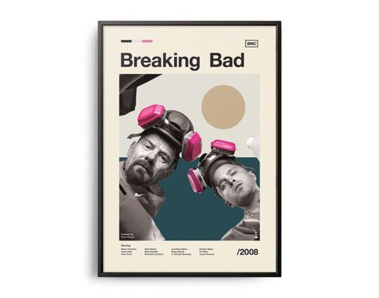 Discover Breaking bad vintage poster