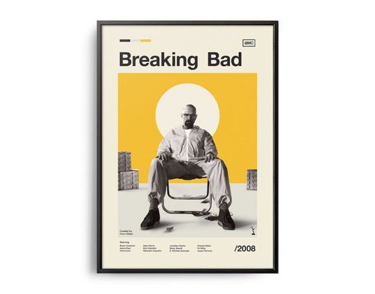 Discover Breaking bad vintage poster