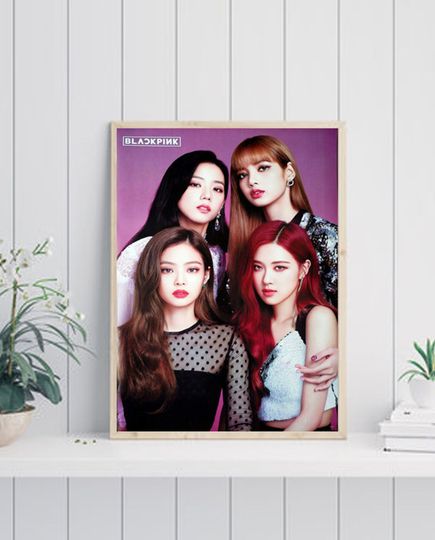 Discover Kpop black pink Premium Matte Vertical Poster