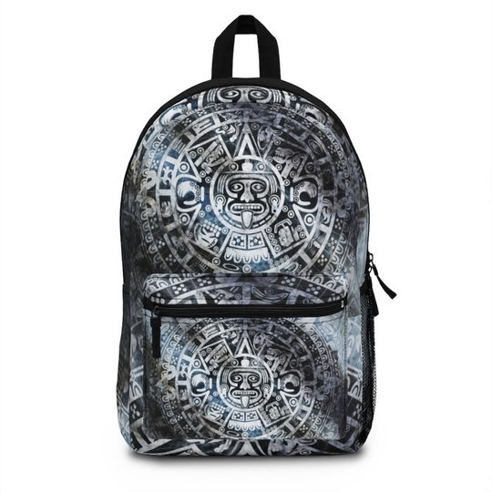 Discover Mayan Aztec Calender Nylon Backpack