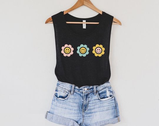 Discover Smile Face Tanks