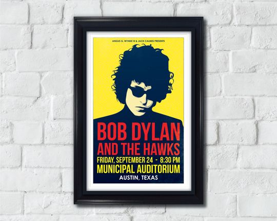 Discover Bob Dylan Concert Poster