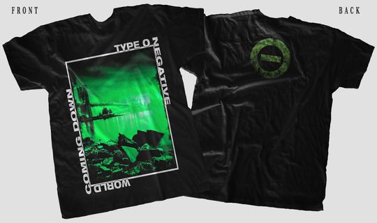 Discover New DTG printed t-shirt - TYPE O NEGATIVE