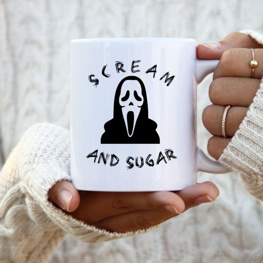 Discover Halloween Mug, Halloween Coffee Mug, Scream Mug