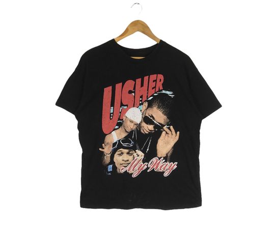 Discover American Singer Songwriter!!! The Famous USHER MY WAY Album T-Shirt